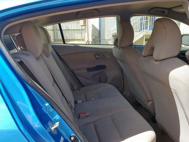 JHMZE2H56BS003642 - 2011 HONDA INSIGHT LX BLUE photo 6