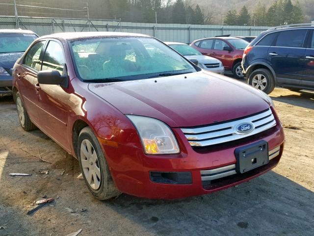 3FAHP06Z27R197337 - 2007 FORD FUSION S RED photo 1