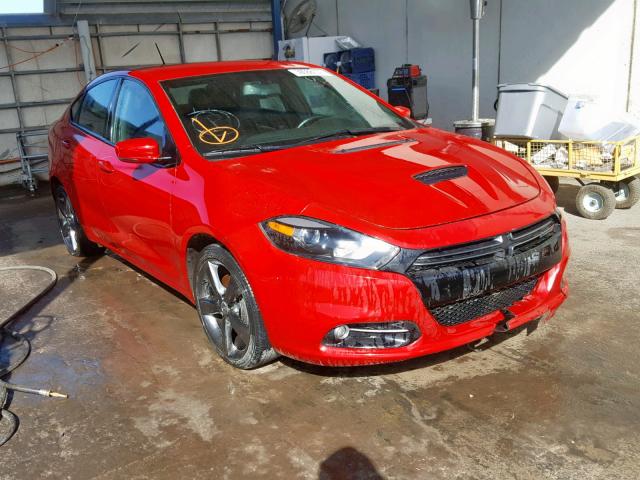 1C3CDFEB8GD644528 - 2016 DODGE DART GT RED photo 1