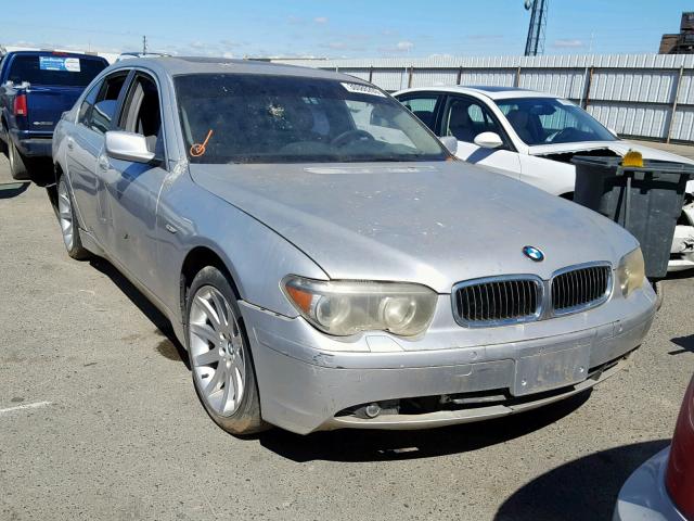 WBAGL63462DP56397 - 2002 BMW 745 I SILVER photo 1