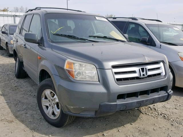 5FNYF28278B001419 - 2008 HONDA PILOT VP GRAY photo 1