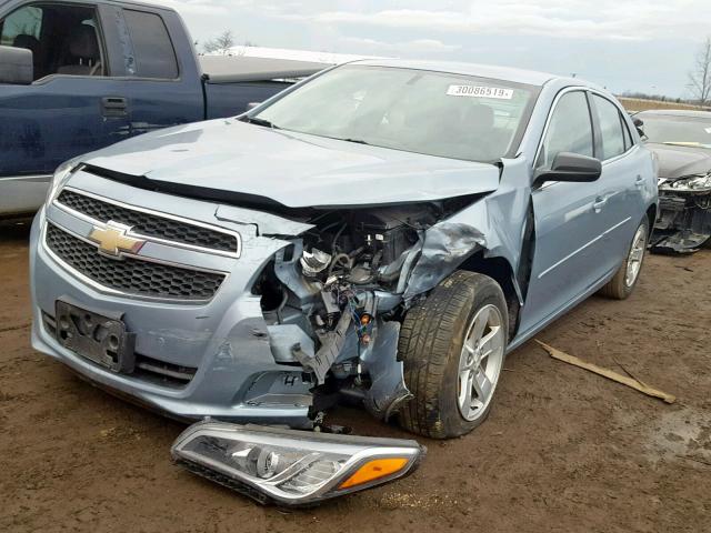 1G11B5SAXDU125273 - 2013 CHEVROLET MALIBU LS BLUE photo 2