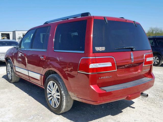 5LMFU27558LJ15840 - 2008 LINCOLN NAVIGATOR 红色 照片 3