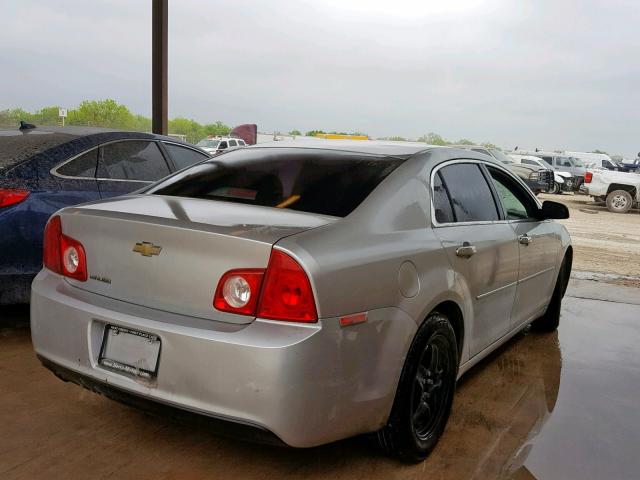 1G1ZA5EU3CF298843 - 2012 CHEVROLET MALIBU LS SILVER photo 4