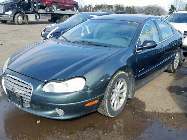 2C3HC56G61H635978 - 2001 CHRYSLER LHS GREEN photo 2