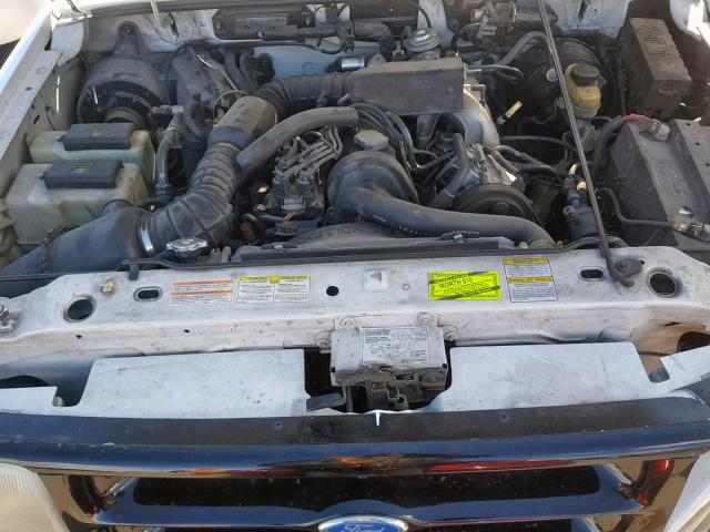 1FTCR10A0VUD06293 - 1997 FORD RANGER WHITE photo 7