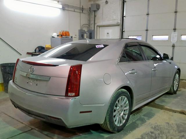 1G6DG5E59D0102873 - 2013 CADILLAC CTS LUXURY SILVER photo 4