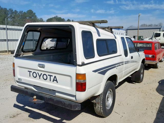 JT4VN13D6L5021275 - 1990 TOYOTA PICKUP 1/2 WHITE photo 4