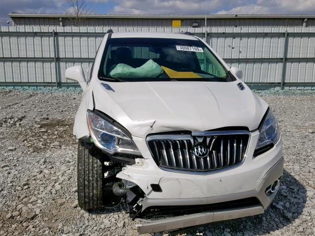 KL4CJCSB2DB070212 - 2013 BUICK ENCORE WHITE photo 9