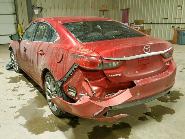 JM1GJ1W63F1175407 - 2015 MAZDA 6 GRAND TO RED photo 3