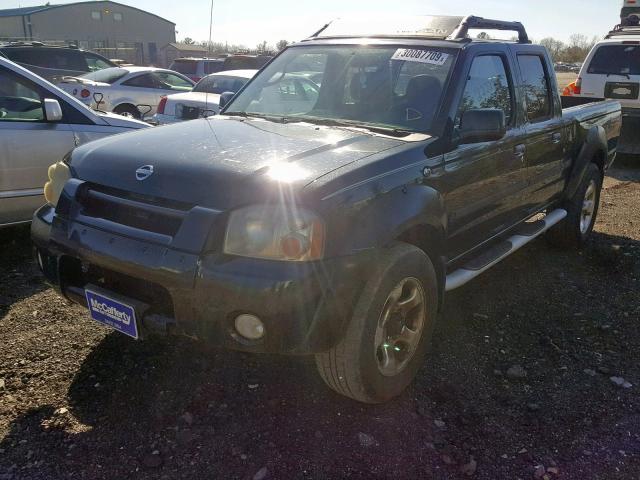 1N6MD29Y82C346404 - 2002 NISSAN FRONTIER C BLACK photo 2