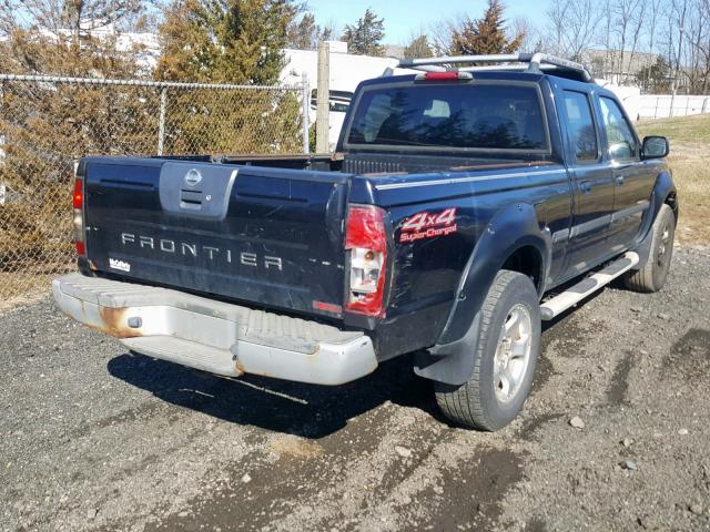 1N6MD29Y82C346404 - 2002 NISSAN FRONTIER C BLACK photo 4