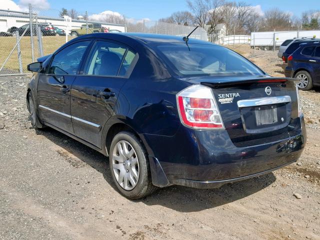 3N1AB6AP4CL781645 - 2012 NISSAN SENTRA 2.0 BLACK photo 3