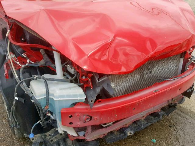 JTDKDTB30D1042786 - 2013 TOYOTA PRIUS C RED photo 9