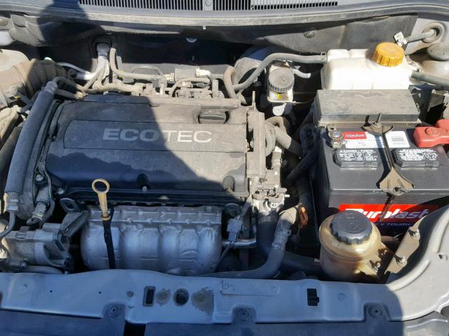 KL1TD5DE0BB169292 - 2011 CHEVROLET AVEO LS GRAY photo 7