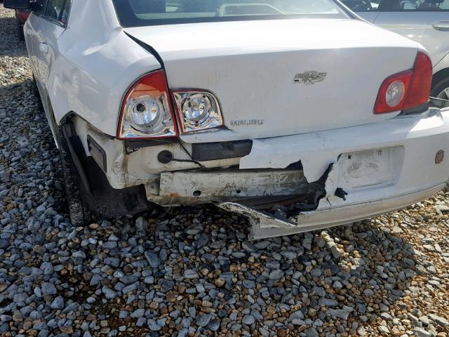 1G1ZB5E14BF327977 - 2011 CHEVROLET MALIBU LS თეთრი ფოტო 9