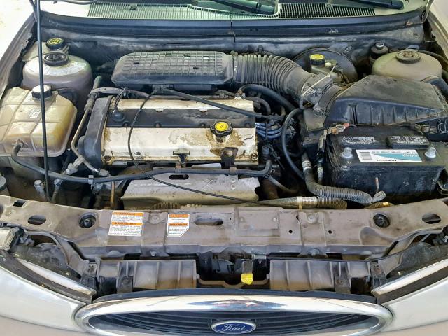 1FAFP6634WK196148 - 1998 FORD CONTOUR LX TAN photo 7