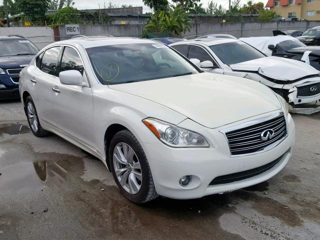 JN1BY1AR7BM373460 - 2011 INFINITI M37 X WHITE photo 1