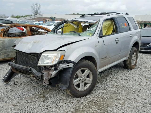 4M2CU39H48KJ50053 - 2008 MERCURY MARINER HE SILVER photo 2