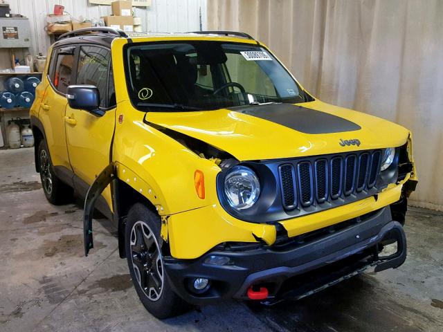 ZACCJBCT5GPD43466 - 2016 JEEP RENEGADE T YELLOW photo 1