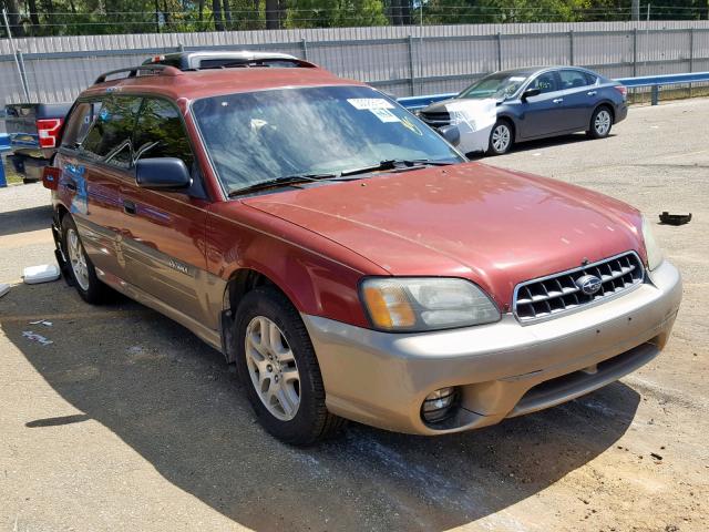 4S3BH675947617691 - 2004 SUBARU LEGACY OUT MAROON photo 1