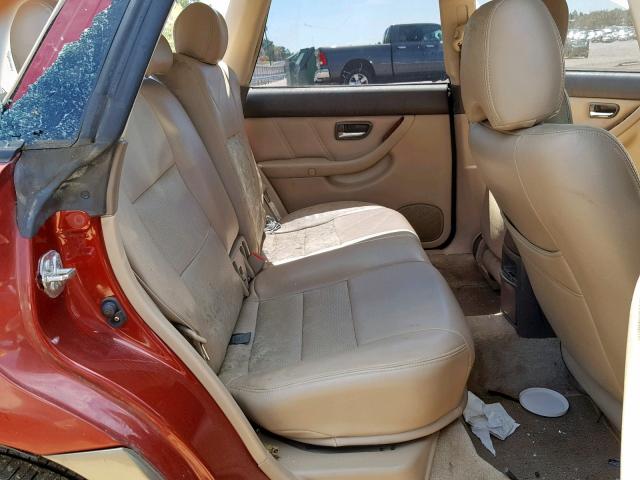 4S3BH675947617691 - 2004 SUBARU LEGACY OUT MAROON photo 6