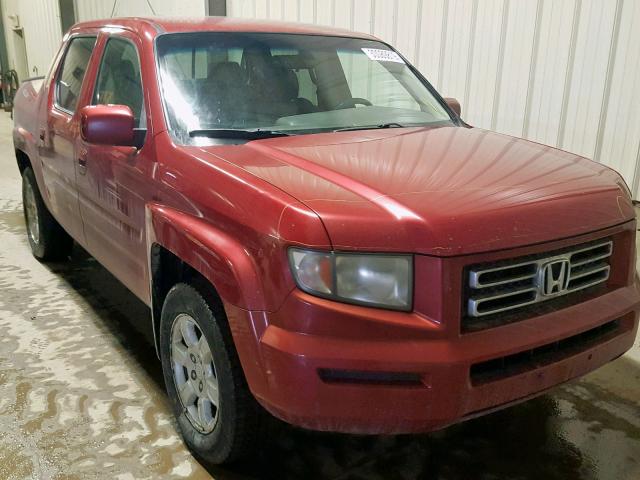 2HJYK16536H546538 - 2006 HONDA RIDGELINE MAROON photo 1