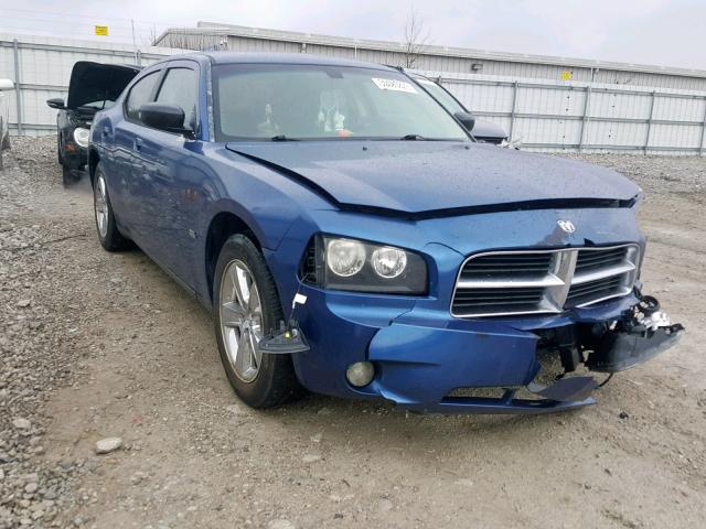 2B3KA33V69H573008 - 2009 DODGE CHARGER SX BLUE photo 1