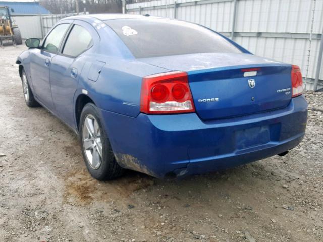 2B3KA33V69H573008 - 2009 DODGE CHARGER SX BLUE photo 3