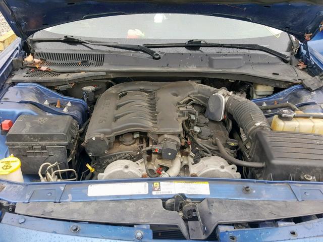 2B3KA33V69H573008 - 2009 DODGE CHARGER SX BLUE photo 7