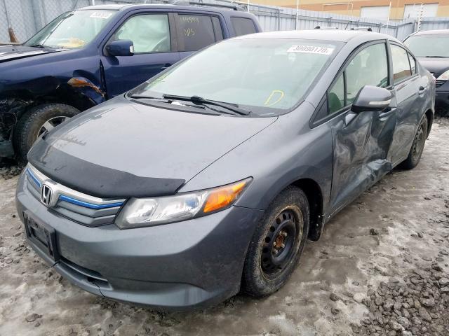 JHMFB4F23CS800240 - 2012 HONDA CIVIC HYBRID  photo 2