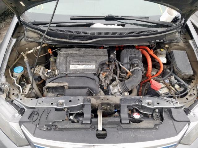 JHMFB4F23CS800240 - 2012 HONDA CIVIC HYBRID  photo 7