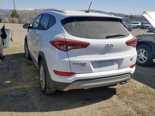 KM8J3CA25HU441832 - 2017 HYUNDAI TUCSON LIM WHITE photo 3