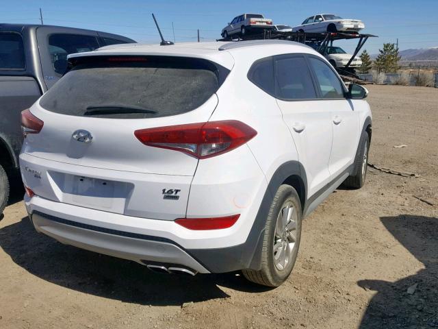 KM8J3CA25HU441832 - 2017 HYUNDAI TUCSON LIM WHITE photo 4