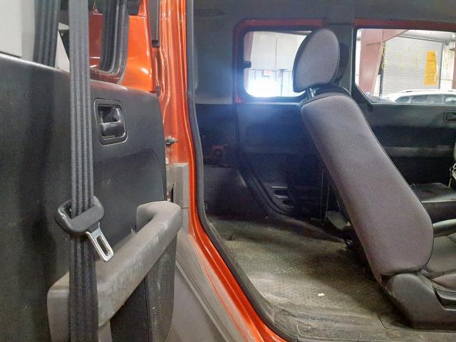 5J6YH28513L024148 - 2003 HONDA ELEMENT EX ORANGE photo 6