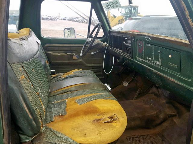 F10ACU09621 - 1974 FORD F100 GREEN photo 5