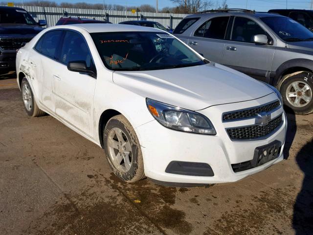 1G11B5SA4DF137262 - 2013 CHEVROLET MALIBU LS WHITE photo 1