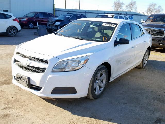 1G11B5SA4DF137262 - 2013 CHEVROLET MALIBU LS WHITE photo 2