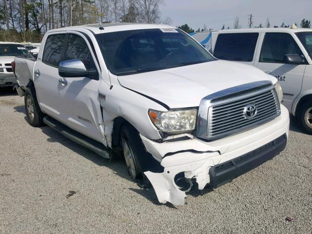 5TFHW5F1XAX103269 - 2010 TOYOTA TUNDRA CRE WHITE photo 1