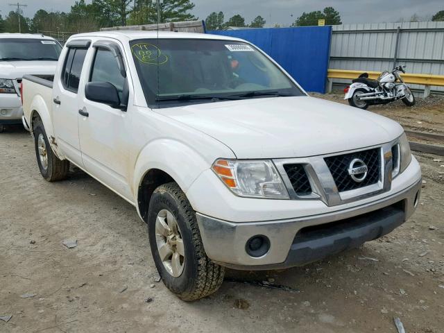 1N6AD0EV0AC436289 - 2010 NISSAN FRONTIER C WHITE photo 1