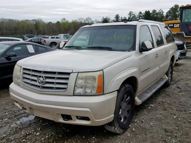 3GYFK66N05G151301 - 2005 CADILLAC ESCALADE E WHITE photo 2