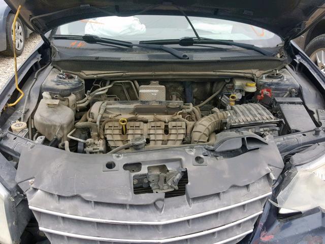 1C3LC46K28N165524 - 2008 CHRYSLER SEBRING LX BLUE photo 7