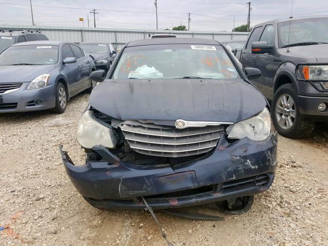 1C3LC46K28N165524 - 2008 CHRYSLER SEBRING LX BLUE photo 9