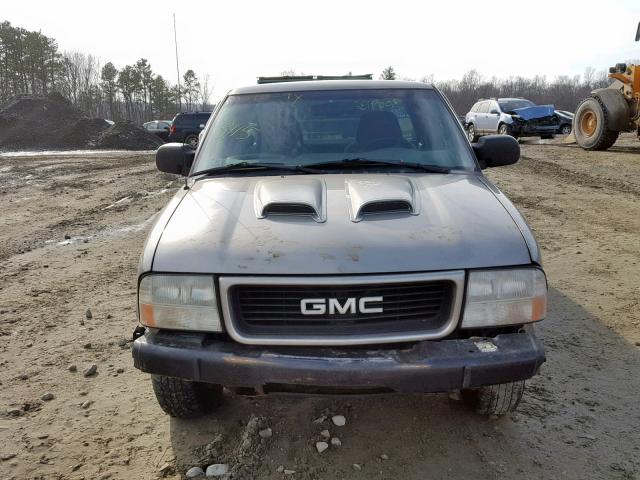 1GTCS19W018188414 - 2001 GMC SONOMA TAN photo 9