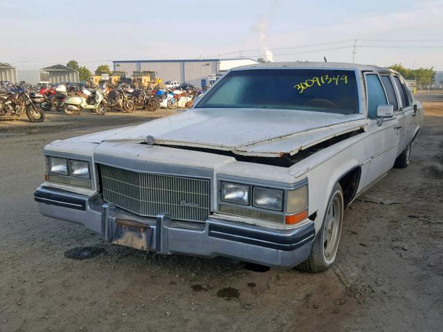 1G6AB698XD9189092 - 1983 CADILLAC FLEETWOOD WHITE photo 2