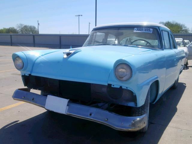 M6DT159603 - 1956 FORD FAIRLANE BLUE photo 2