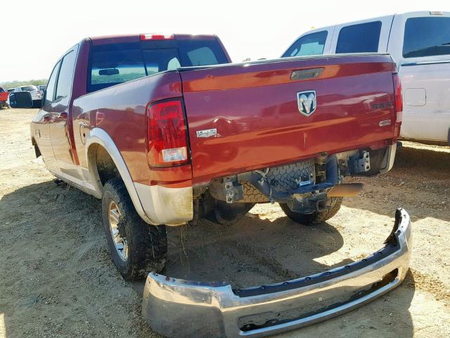 3C6UD5FL4CG155999 - 2012 DODGE RAM 2500 L RED photo 3