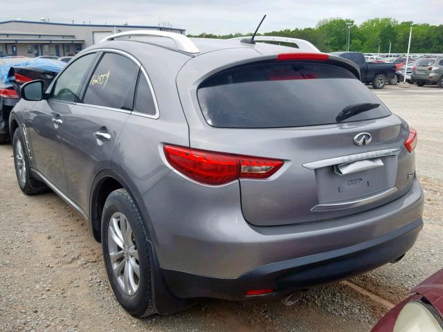 JN8AS1MW8AM851514 - 2010 INFINITI FX35 SILVER photo 3