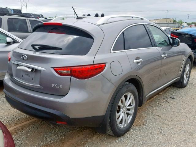 JN8AS1MW8AM851514 - 2010 INFINITI FX35 SILVER photo 4