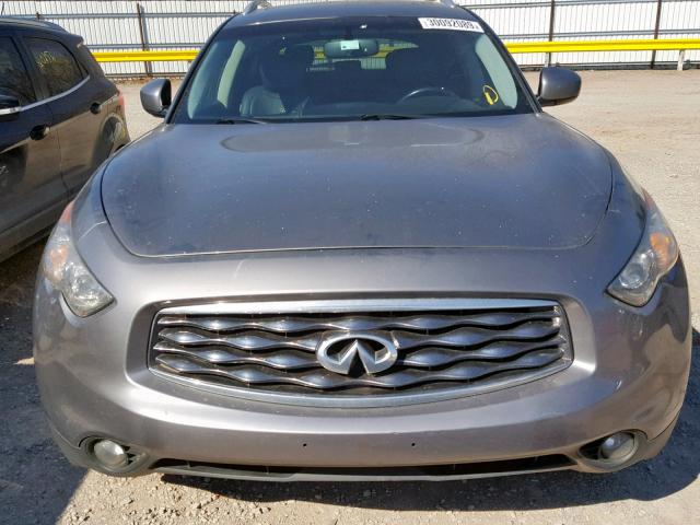 JN8AS1MW8AM851514 - 2010 INFINITI FX35 SILVER photo 9